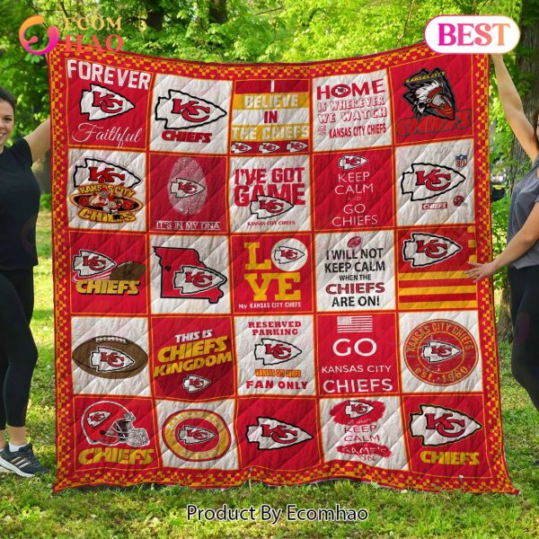 Kansas City Chiefs Quilt, Blanket NFL