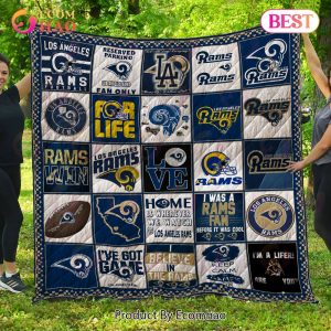 Los Angeles Rams Quilt, Blanket NFL