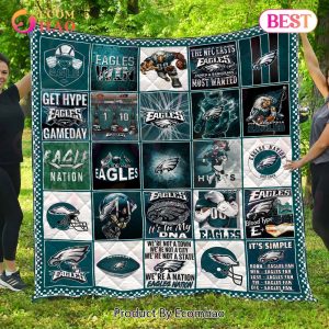 Philadelphia Eagles Quilt, Blanket NFL