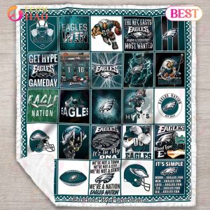 Philadelphia Eagles Quilt, Blanket NFL