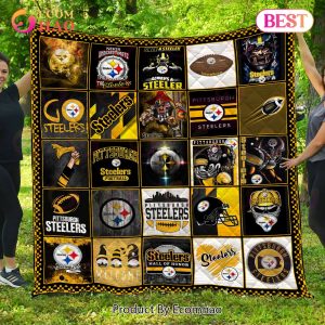 Pittsburgh Steelers Quilt, Blanket NFL