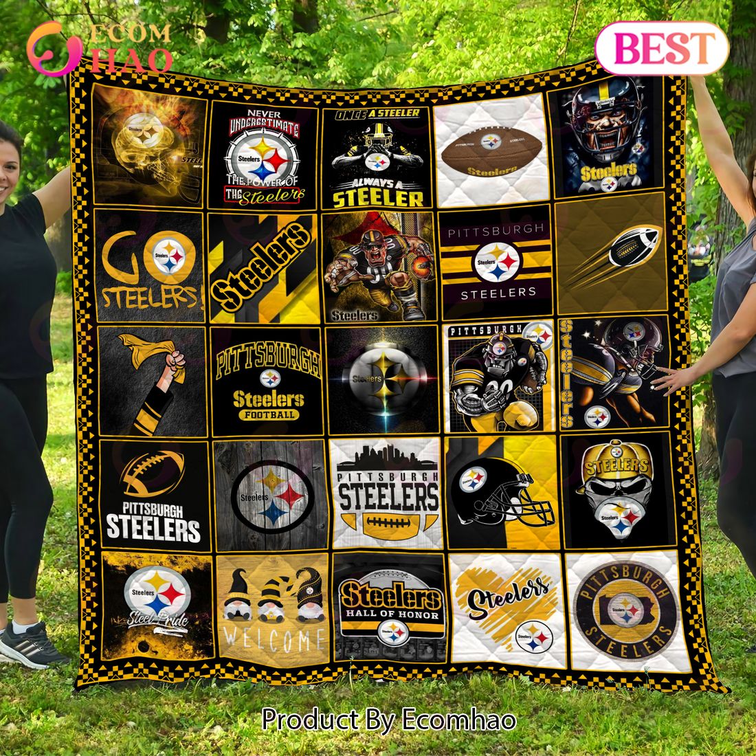 Nfl Pittsburgh Steelers Special Flowers Design Hoodie And Leggings –