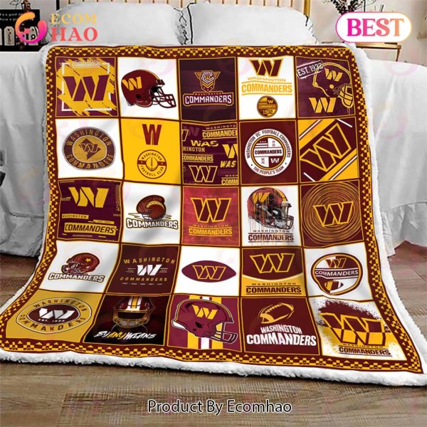 Washington Commanders Quilt, Blanket NFL