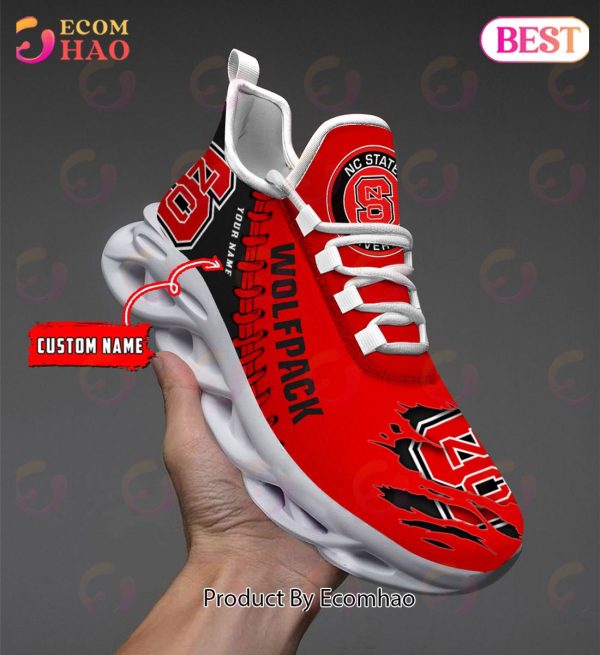 NCAA NC State Wolfpack Personalized Max Soul Shoes Custom Name
