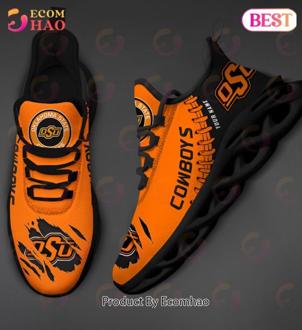 NCAA Oklahoma State Cowboys Personalized Max Soul Shoes Custom Name