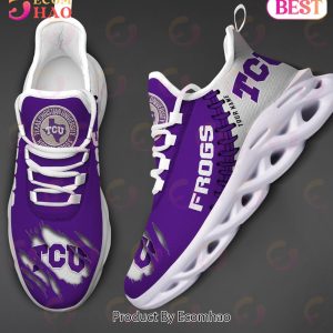 NCAA TCU Horned Frogs Personalized Max Soul Shoes Custom Name