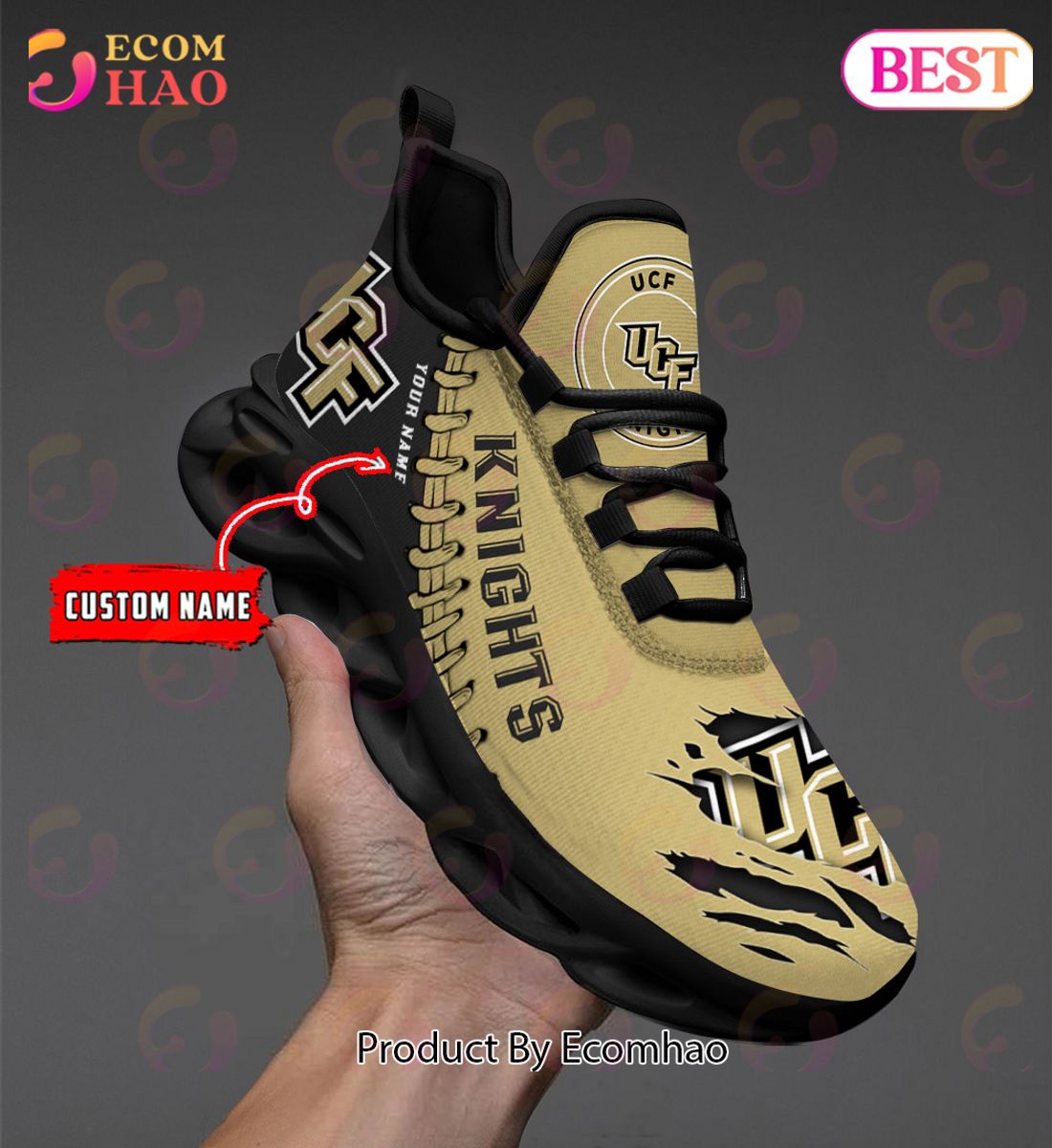 NCAA UCF Knights Personalized Max Soul Shoes Custom Name