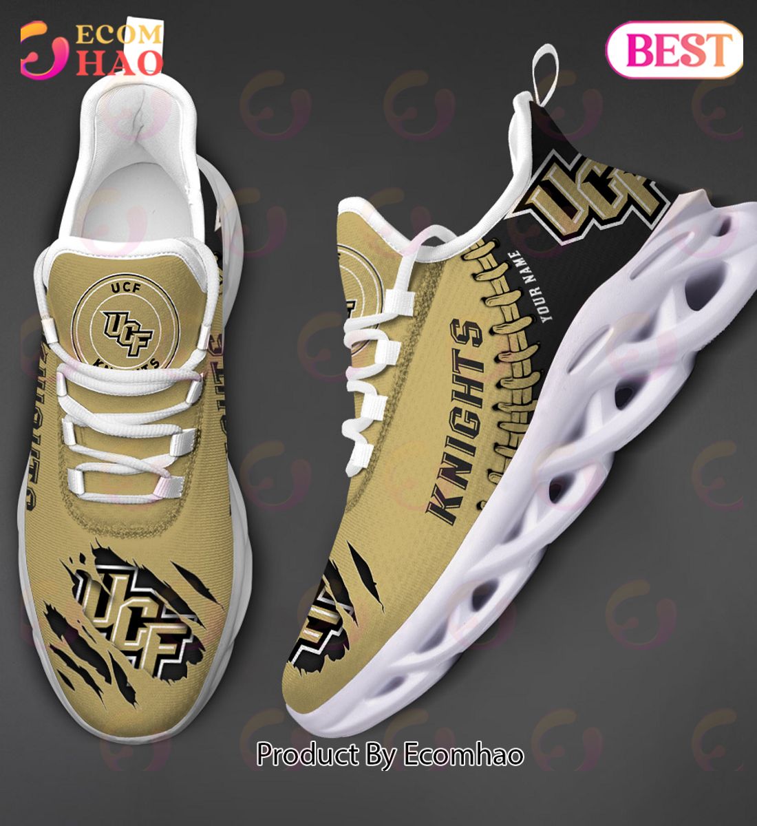 NCAA UCF Knights Personalized Max Soul Shoes Custom Name