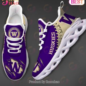 NCAA Washington Huskies Personalized Max Soul Shoes Custom Name