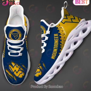 NCAA West Virginia Mountaineers Personalized Max Soul Shoes Custom Name