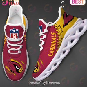 NFL Arizona Cardinals Personalized Max Soul Shoes Custom Name