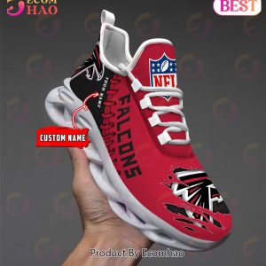 NFL Atlanta Falcons Personalized Max Soul Shoes Custom Name