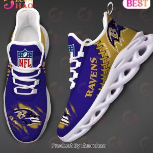 NFL Baltimore Ravens Personalized Max Soul Shoes Custom Name
