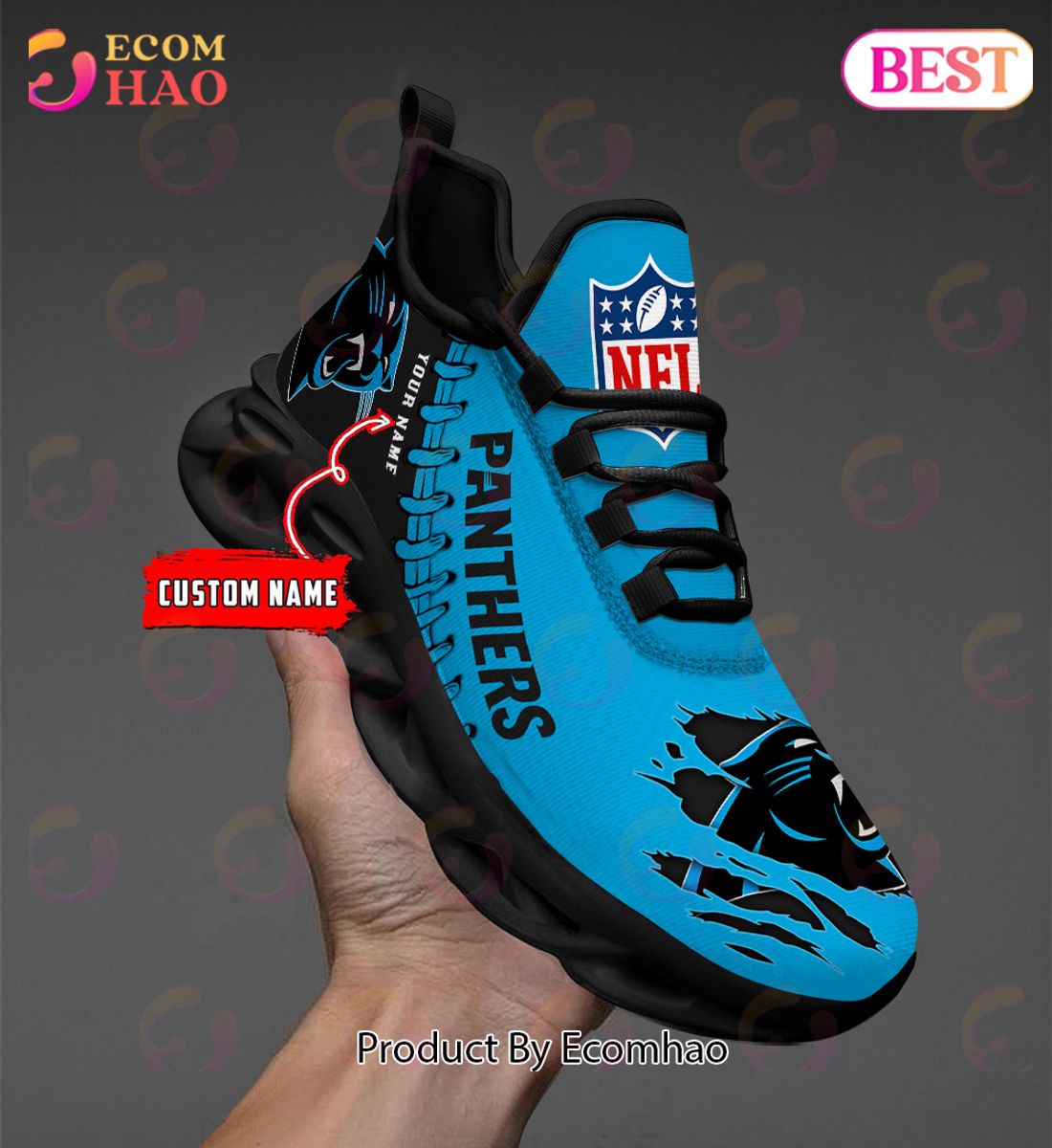 Carolina Panthers Max Soul Sneakers Trending Summer –