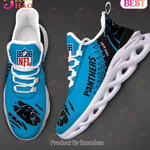 NFL Carolina Panthers Personalized Max Soul Shoes Custom Name
