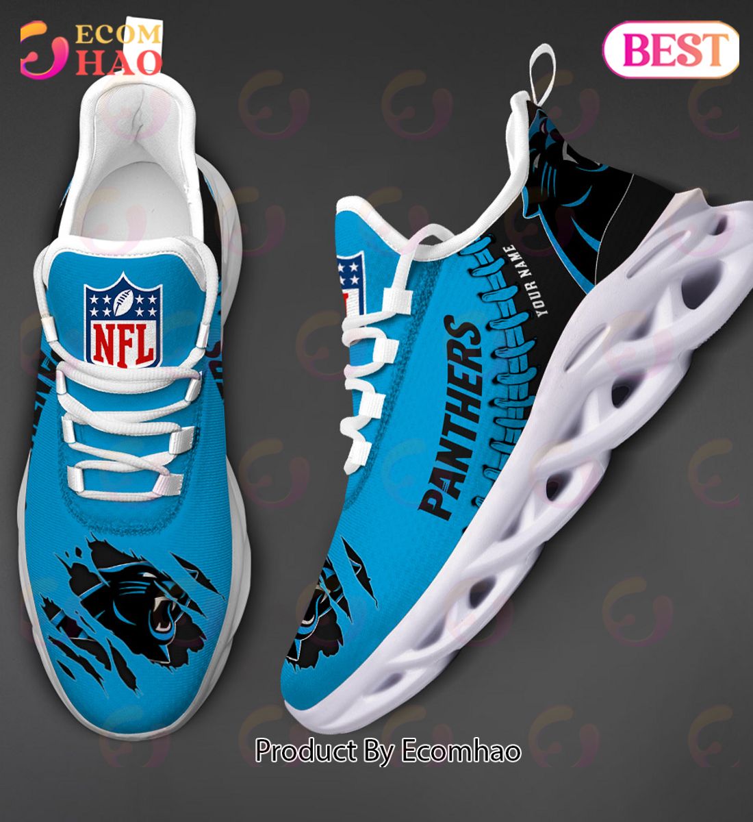 Carolina Panthers Max Soul Sneakers Trending Summer –