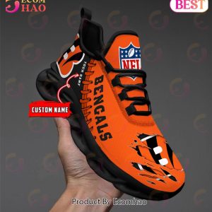 NFL Cincinnati Bengals Personalized Max Soul Shoes Custom Name