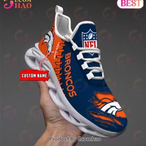 NFL Denver Broncos Personalized Max Soul Shoes Custom Name