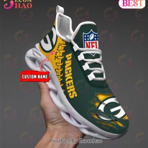 NFL Green Bay Packers Personalized Max Soul Shoes Custom Name