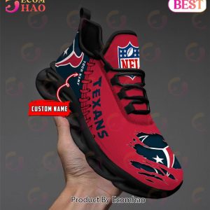 NFL Houston Texans Personalized Max Soul Shoes Custom Name