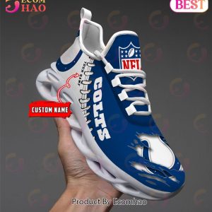 NFL Indianapolis Colts Personalized Max Soul Shoes Custom Name