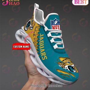 NFL Jacksonville Jaguars Personalized Max Soul Shoes Custom Name