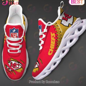 NFL Kansas City Chiefs Personalized Max Soul Shoes Custom Name