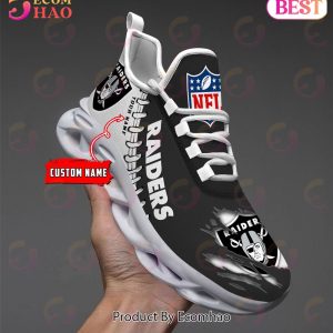 NFL Las Vegas Raiders Personalized Max Soul Shoes Custom Name