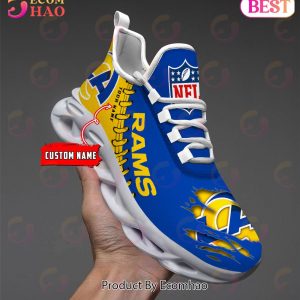NFL Los Angeles Rams Personalized Max Soul Shoes Custom Name