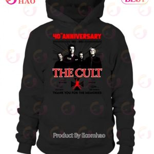 40th Anniversary 1983 – 2023 The Cult Thank You For The Memories T-Shirt