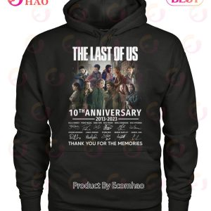 The Last Of Us 10th Anniversary 2013 – 2023 Thank You For The Memories T-Shirt