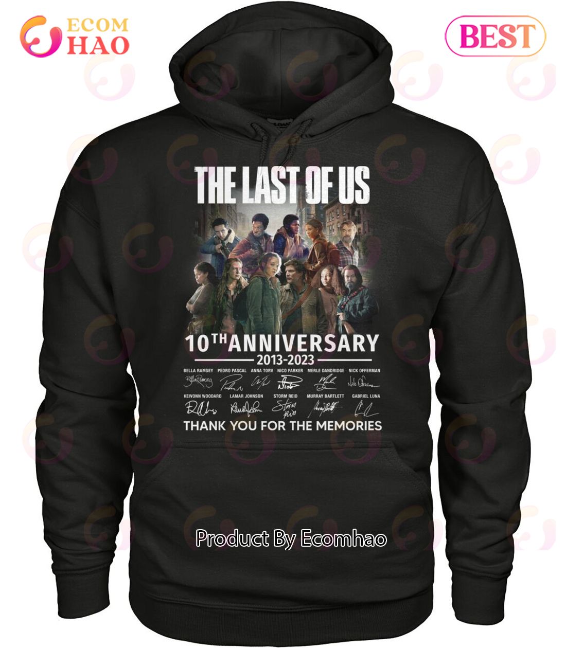 The Last Of Us 10th Anniversary 2013 – 2023 Thank You For The Memories T-Shirt