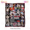 NFL Atlanta Falcons 57th Anniversary 1996 – 2023 Thank You For The Memories Quilt, Fleece Blanket, Sherpa Fleece Blanket