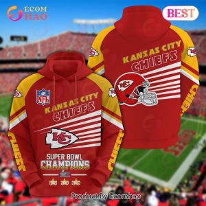 Kansas City Chiefs 2022 Champions Super Bowl 3D Hoodie