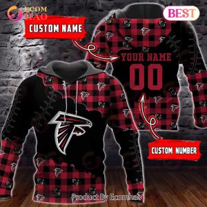 Personalized NFL Atlanta Falcons 3D Flannel Hoodie