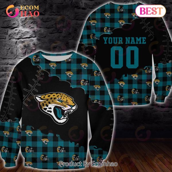 Personalized NFL Jacksonville Jaguars 3D Flannel Hoodie