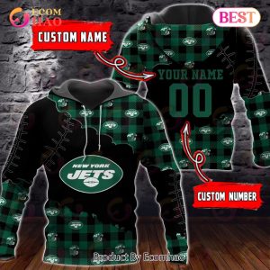 Personalized NFL New York Jets 3D Flannel Hoodie