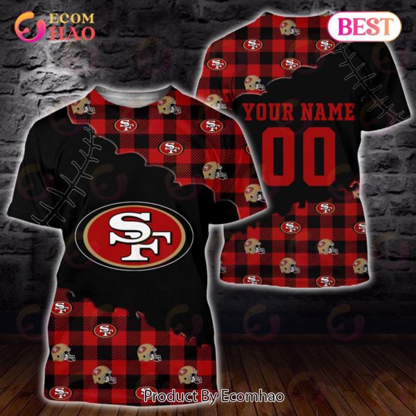 Personalized NFL San Francisco 49ers 3D Flannel Hoodie