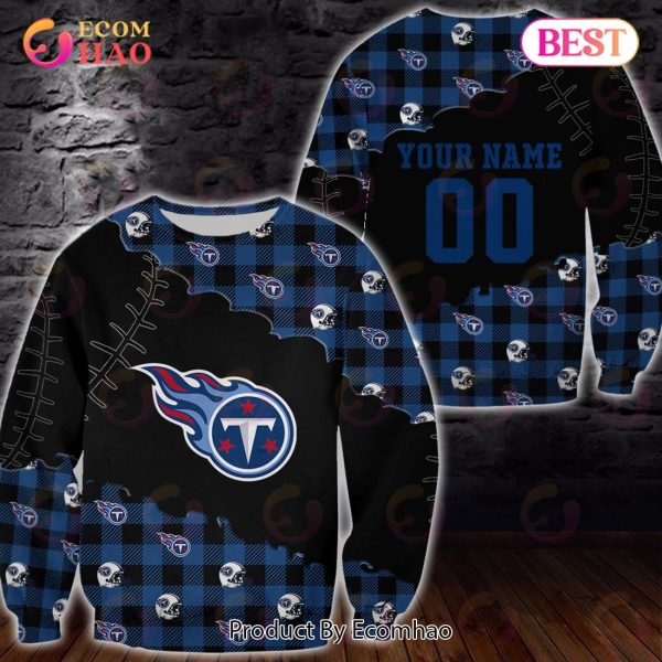 Personalized NFL Tennessee Titans 3D Flannel Hoodie