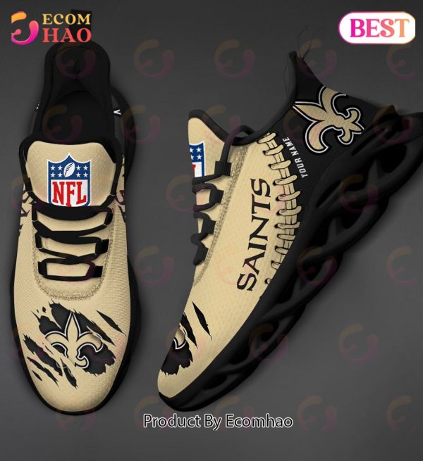 NFL New Orleans Saints Personalized Max Soul Shoes Custom Name