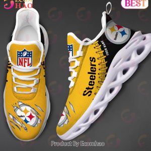 NFL Pittsburgh Steelers Personalized Max Soul Shoes Custom Name