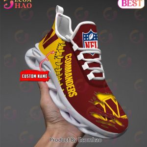 NFL Washington Redskins Personalized Max Soul Shoes Custom Name