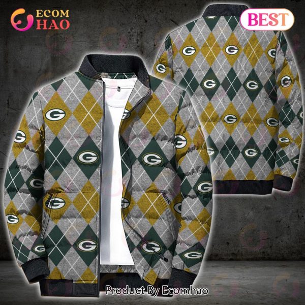 NFL Green Bay Packers Puffer Jacket 3D