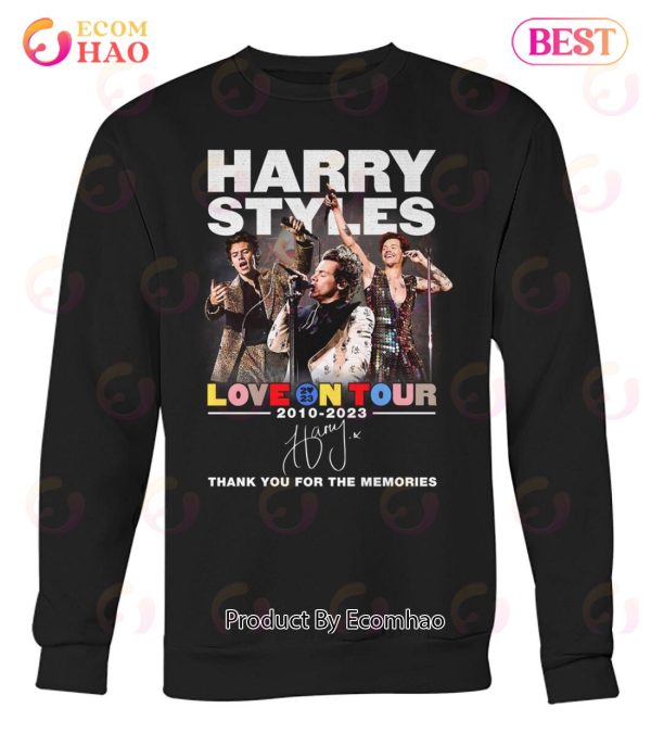 Harry Styles Love On Tour 2010 – 2023 Thank You For The Memories T-Shirt