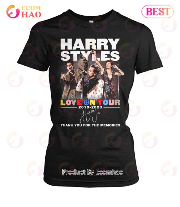 Harry Styles Love On Tour 2010 – 2023 Thank You For The Memories T-Shirt