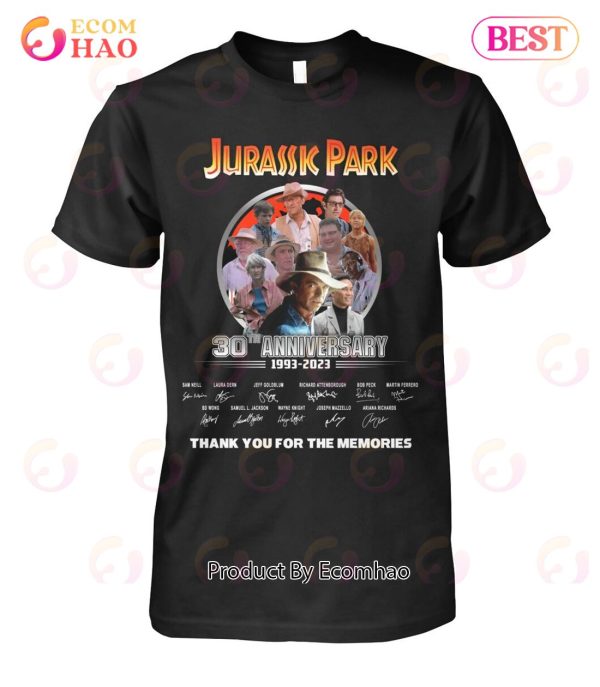 Jurassic Park 30th Anniversary 1993 – 2023 Thank You For The Memories T-Shirt