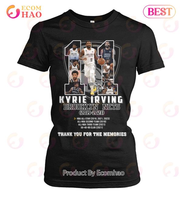 Kyrie Irving Brooklyn Nets 2019 – 2023 Thank You For The Memories T-Shirt