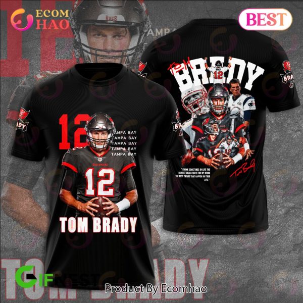 Tampa Bay Tom Brady  12 3D Hoodie