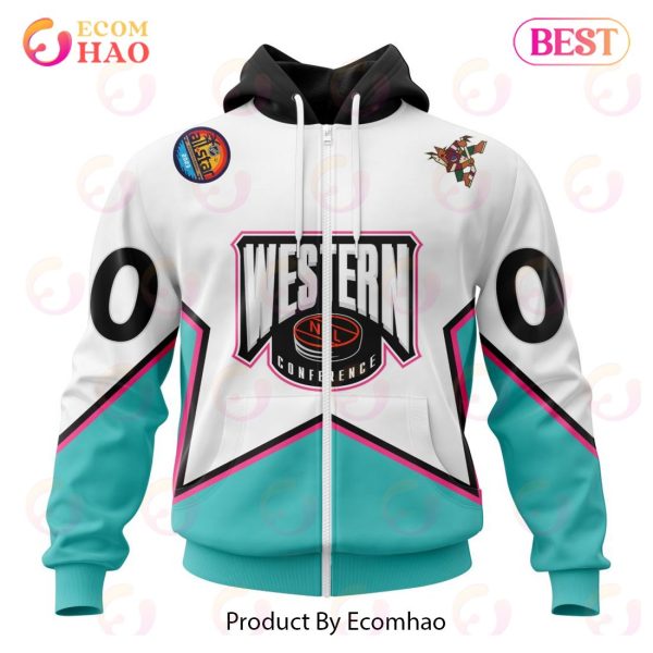 NHL Arizona Coyotes All-Star Western Conference 3D Hoodie