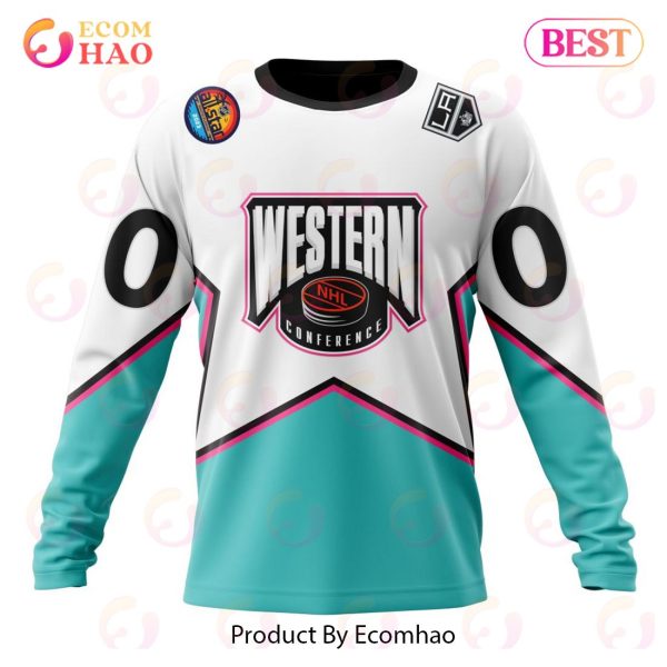 NHL Los Angeles Kings All-Star Western Conference 3D Hoodie